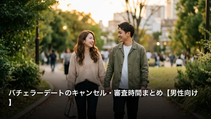 バチェラーデートのキャンセル・審査時間まとめ【男性向け】