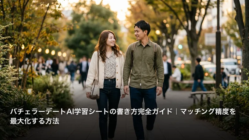バチェラーデートAI学習シートの書き方完全ガイド｜マッチング精度を最大化する方法