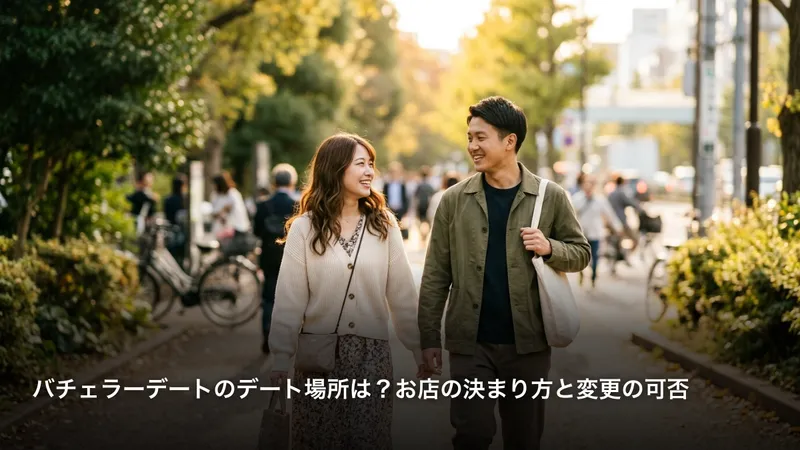 バチェラーデートのデート場所は？お店の決まり方と変更の可否