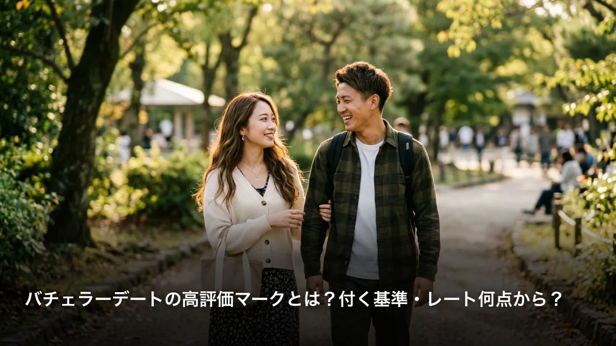 バチェラーデートの高評価マークとは？付く基準・レート何点から？
