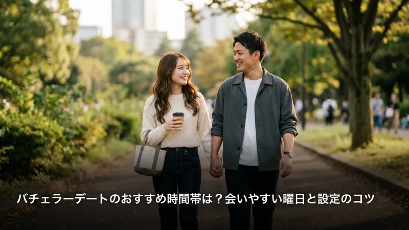 バチェラーデートのおすすめ時間帯は？会いやすい曜日と設定のコツ