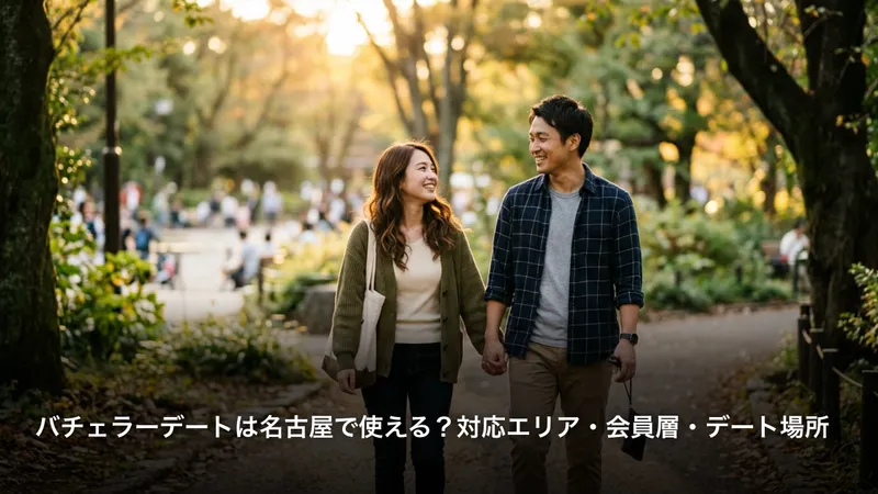 バチェラーデートは名古屋で使える？対応エリア・会員層・デート場所