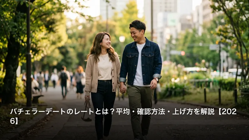 バチェラーデートのレートとは？平均・確認方法・上げ方を解説【2026】