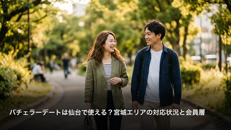 バチェラーデートは仙台で使える？宮城エリアの対応状況と会員層