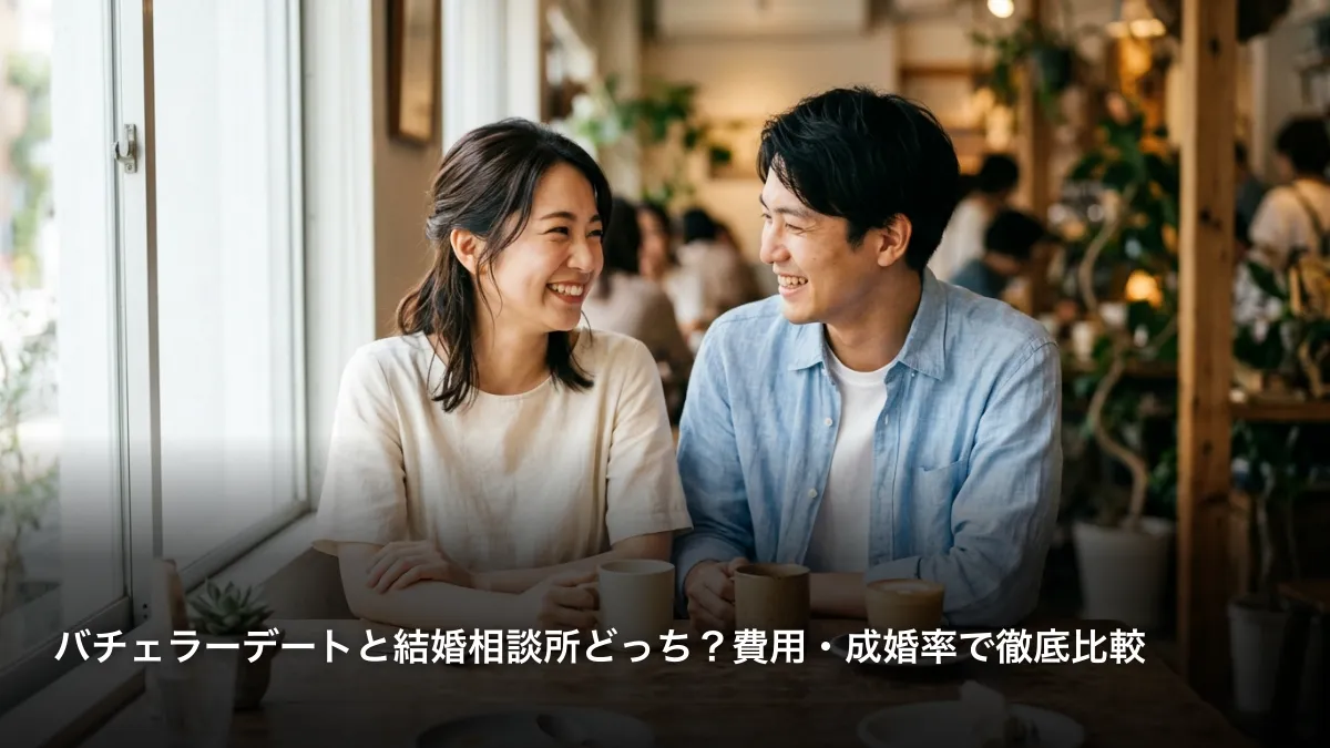 バチェラーデートと結婚相談所どっち？費用・成婚率で徹底比較