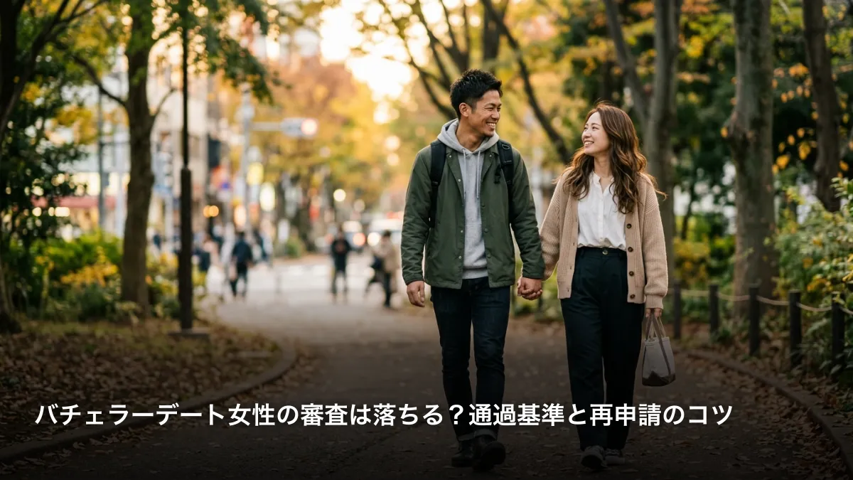 バチェラーデート女性の審査は落ちる？通過基準と再申請のコツ