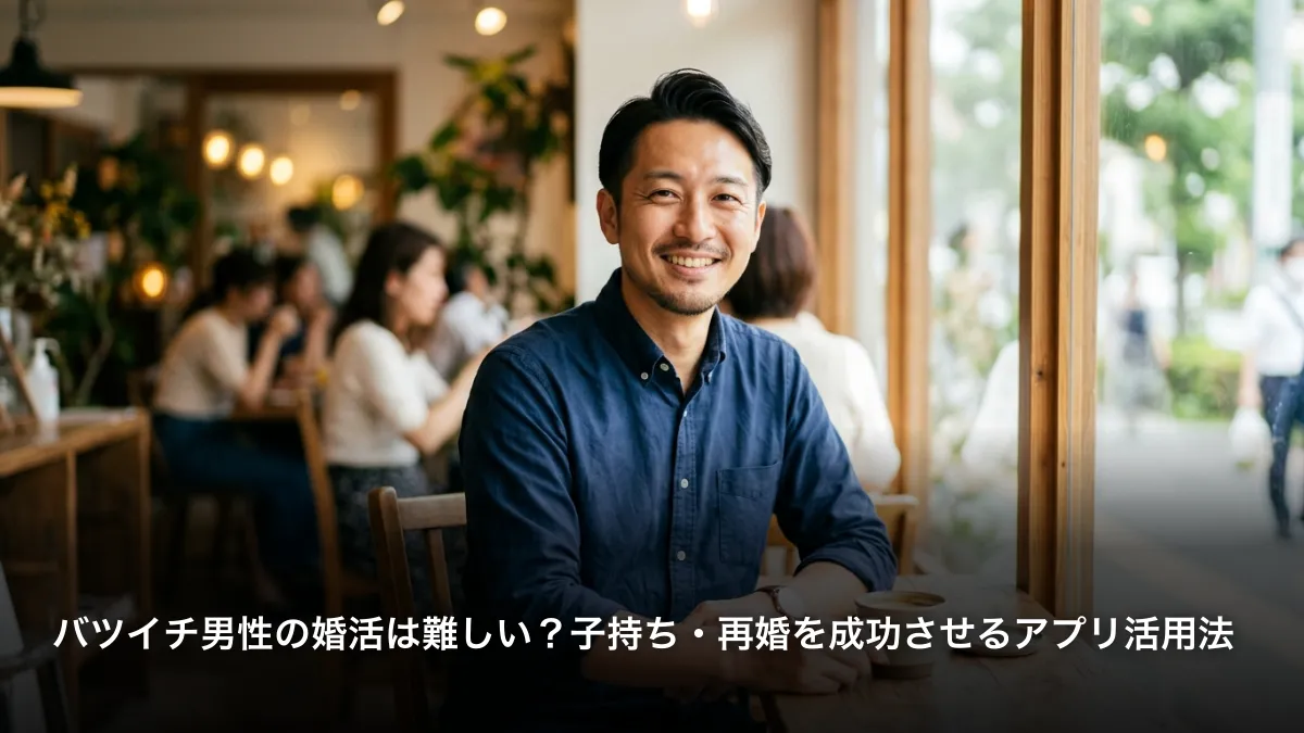 バツイチ男性の婚活は難しい？子持ち・再婚を成功させるアプリ活用法