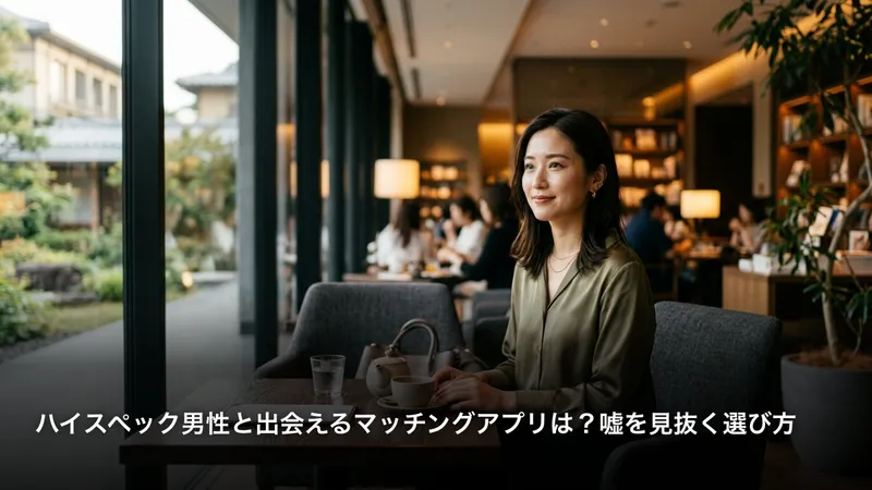 ハイスペック男性と出会えるマッチングアプリは？嘘を見抜く選び方