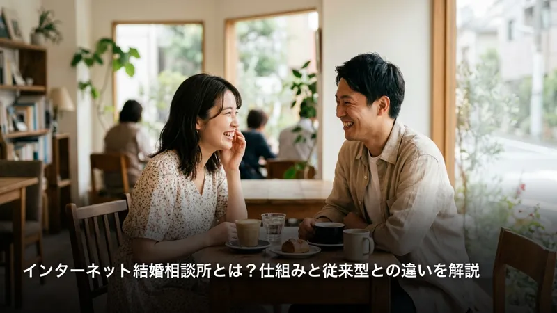 インターネット結婚相談所とは？仕組みと従来型との違いを解説