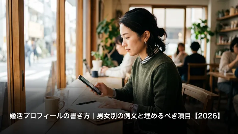 婚活プロフィールの書き方｜男女別の例文と埋めるべき項目【2026】