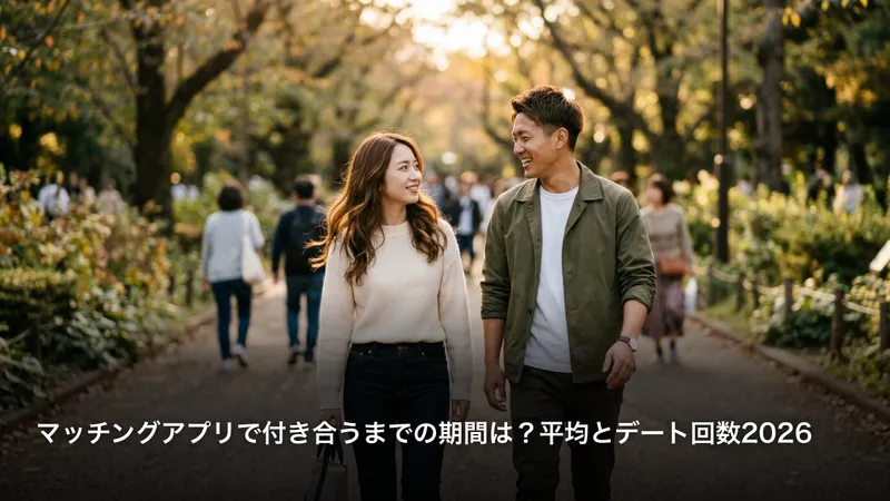 マッチングアプリで付き合うまでの期間は？平均とデート回数2026
