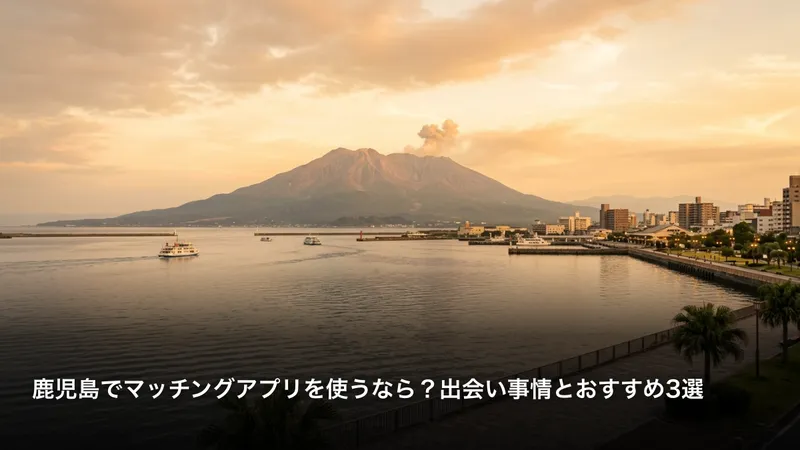 鹿児島でマッチングアプリを使うなら？出会い事情とおすすめ3選