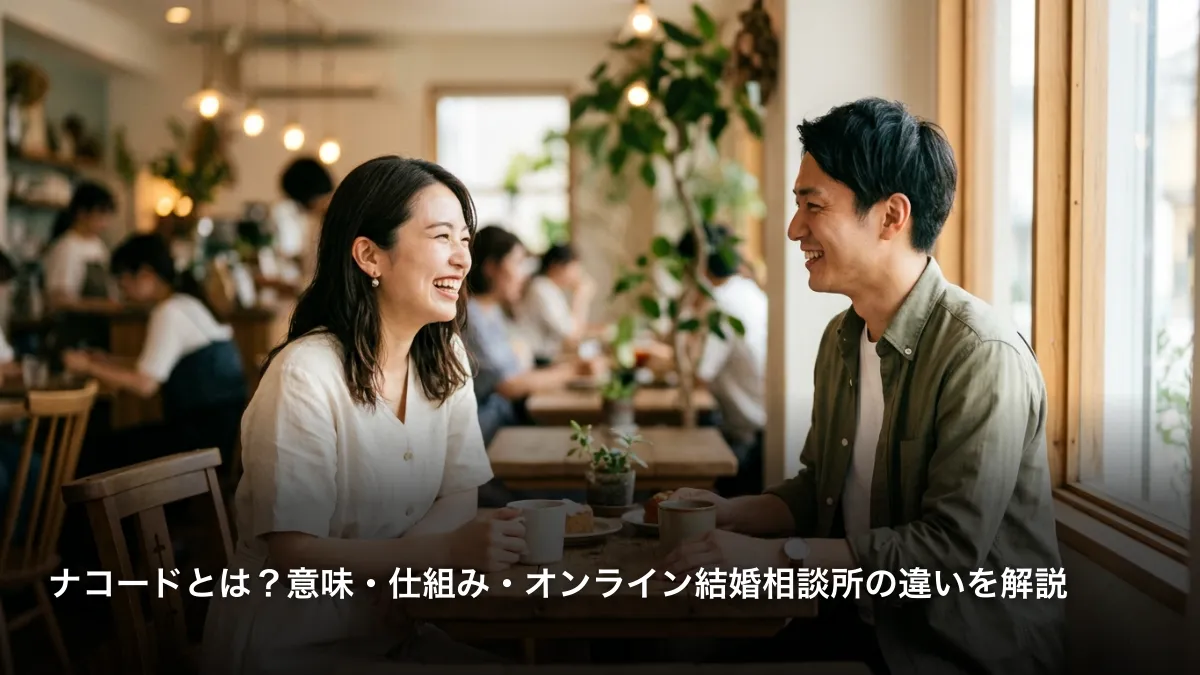 ナコードとは？意味・仕組み・オンライン結婚相談所の違いを解説