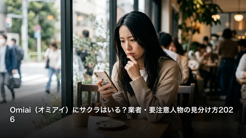 Omiai（オミアイ）にサクラはいる？業者・要注意人物の見分け方2026