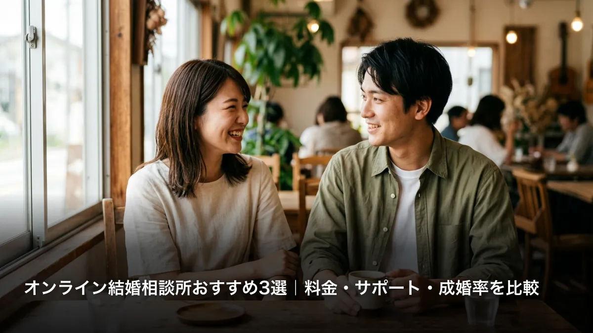 オンライン結婚相談所おすすめ3選｜料金・サポート・成婚率を比較