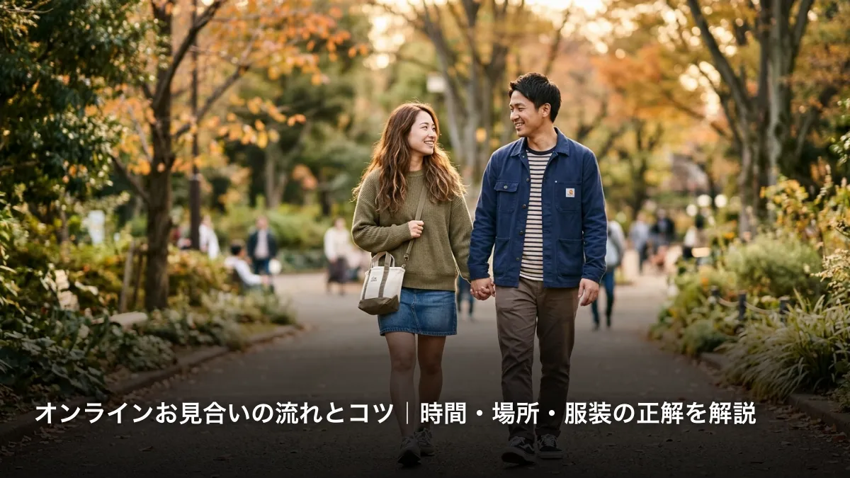 オンラインお見合いの流れとコツ｜時間・場所・服装の正解を解説