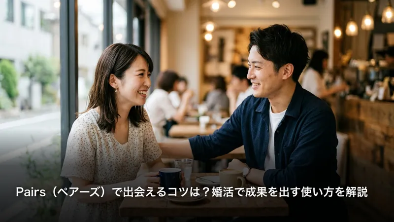Pairs（ペアーズ）で出会えるコツは？婚活で成果を出す使い方を解説