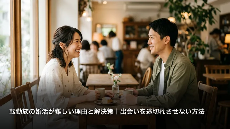 転勤族の婚活が難しい理由と解決策｜出会いを途切れさせない方法