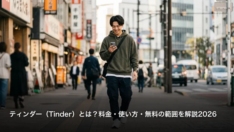 ティンダー（Tinder）とは？料金・使い方・無料の範囲を解説2026