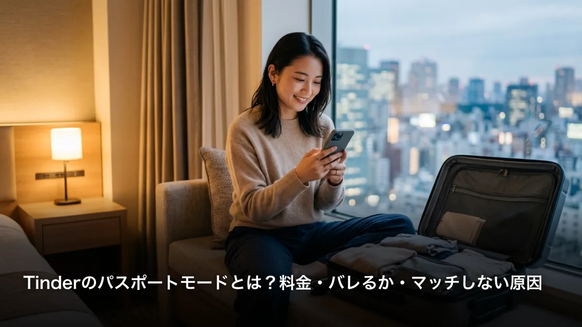 Tinderのパスポートモードとは？料金・バレるか・マッチしない原因