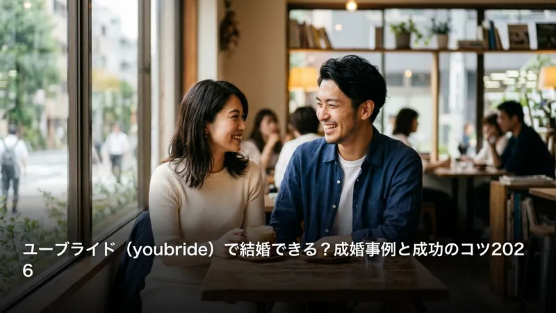 ユーブライド（youbride）で結婚できる？成婚事例と成功のコツ2026